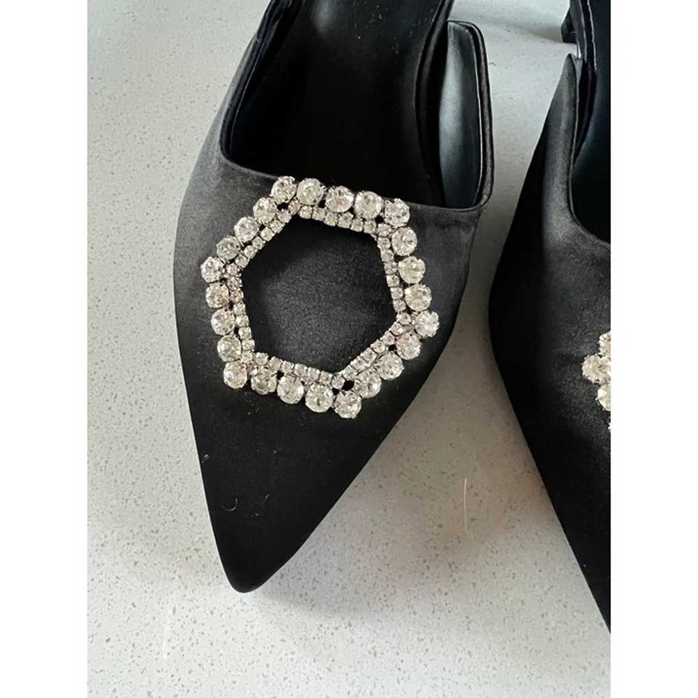 NWOB STEVE MADDEN Kees Rhinestone Embellished bla… - image 8