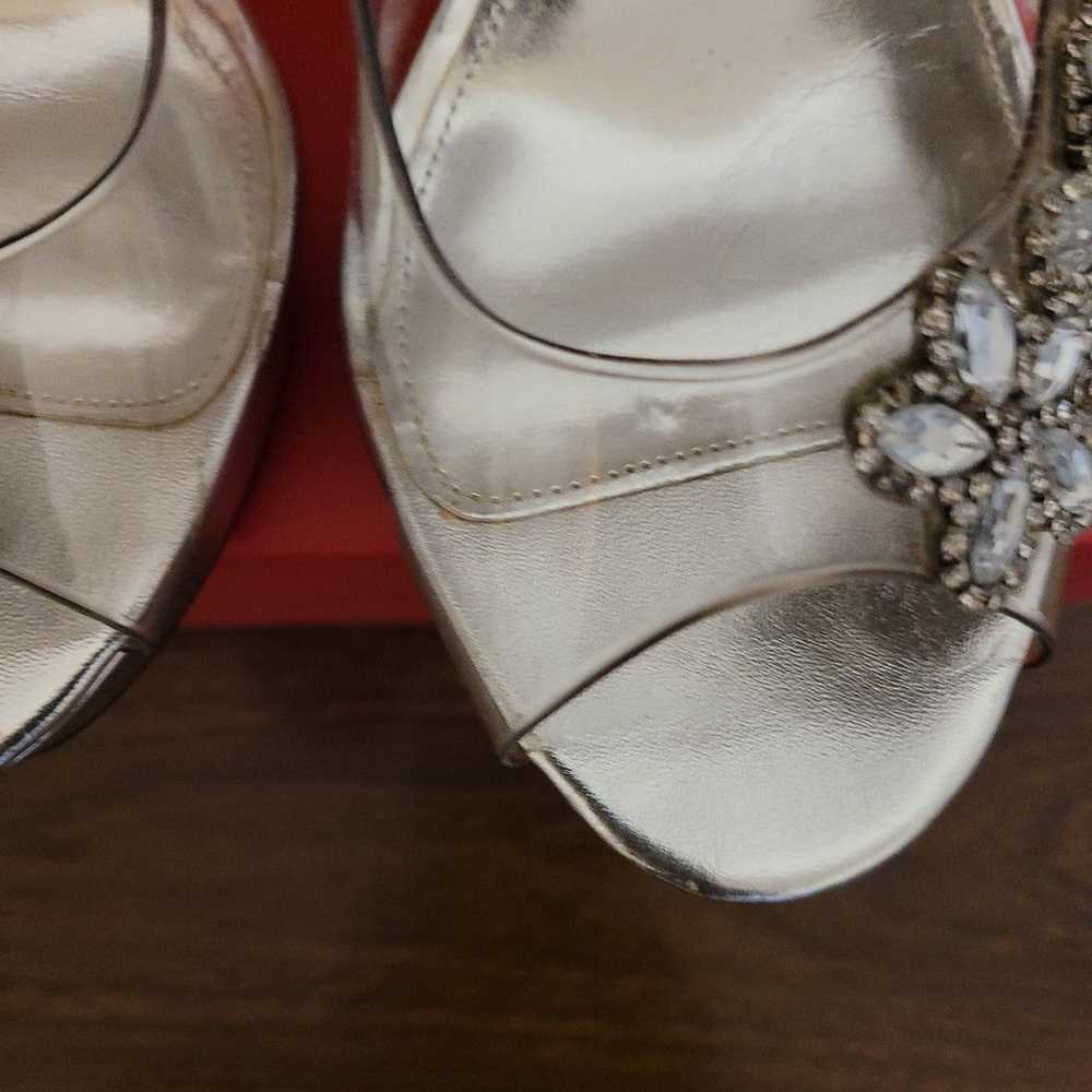 Clear Shoe W/ Crystals - image 7