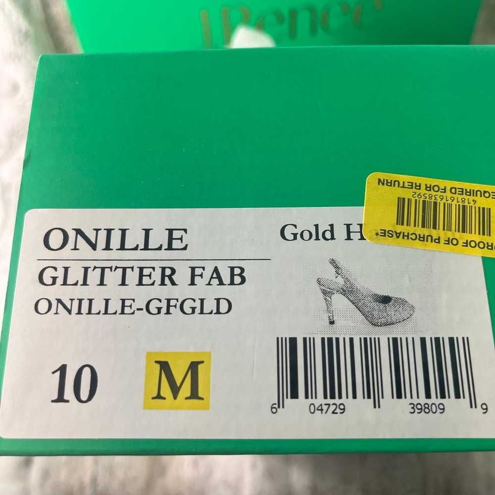 ONILLE GOLD HARLEQUIN GLITTER sz10 - image 12