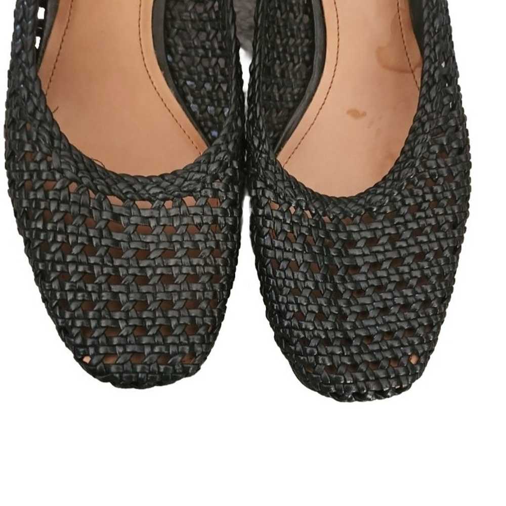& Other Stories Women's Black Woven Leather Block… - image 8