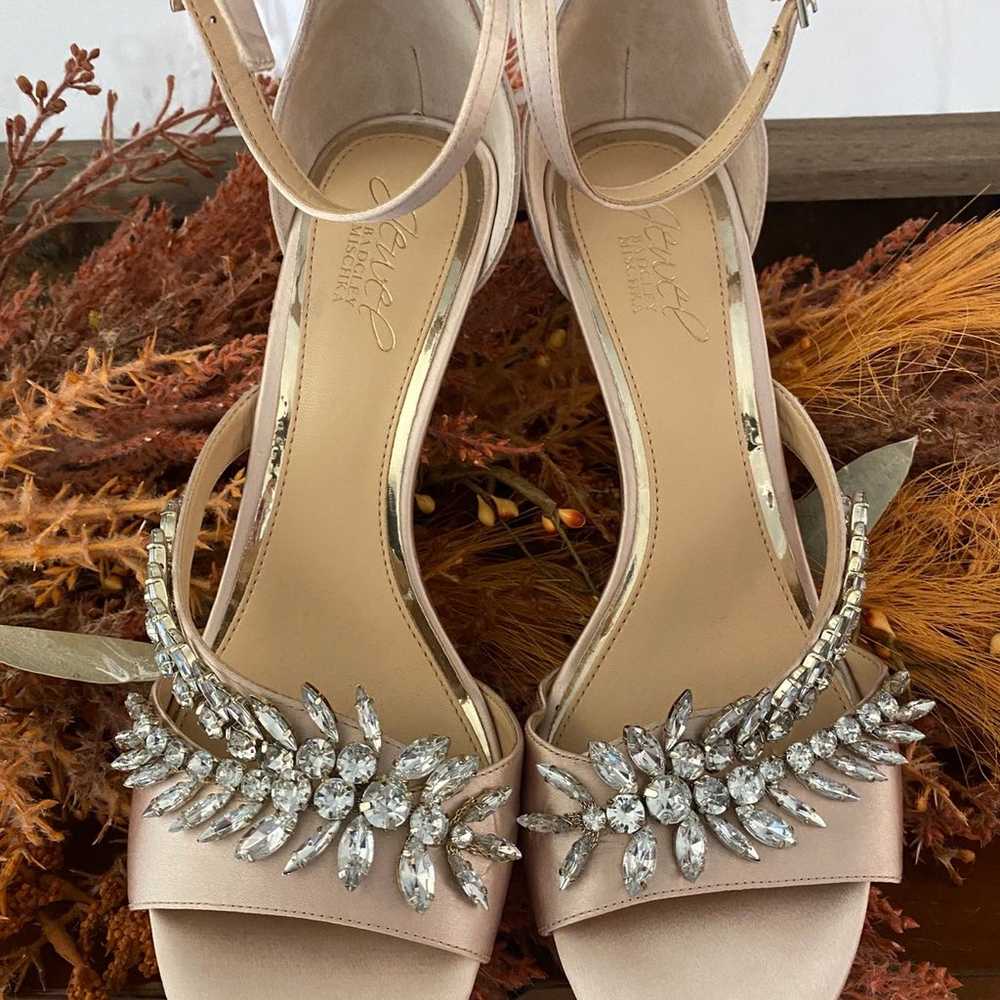 Badgley Mischka Jewel Champage heels - image 1