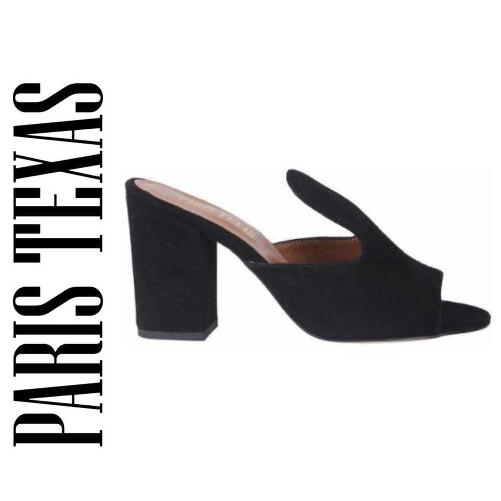 Paris Texas Suede mules size 6 - image 1