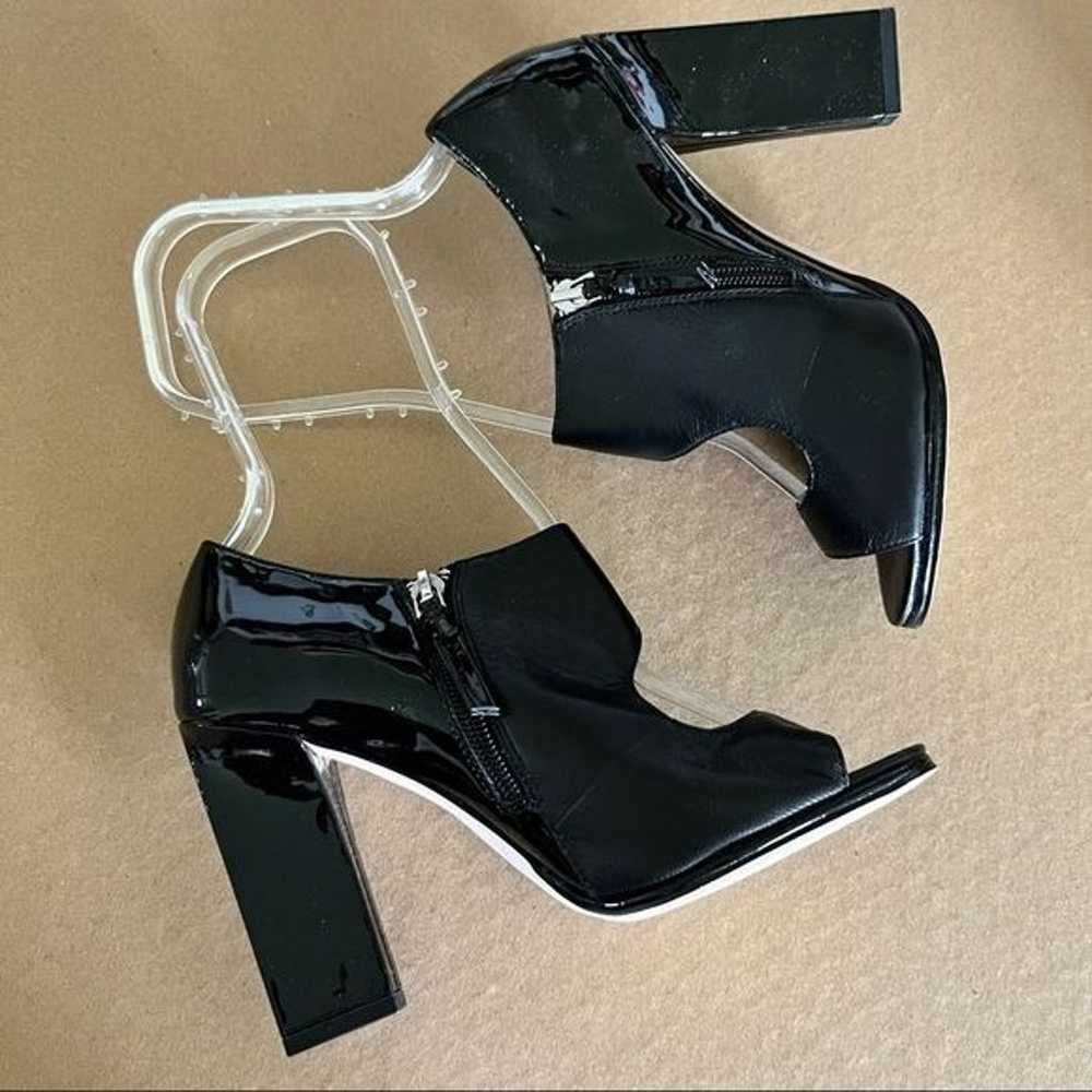 French Connection Cut Out Isabella Heels Patent L… - image 4