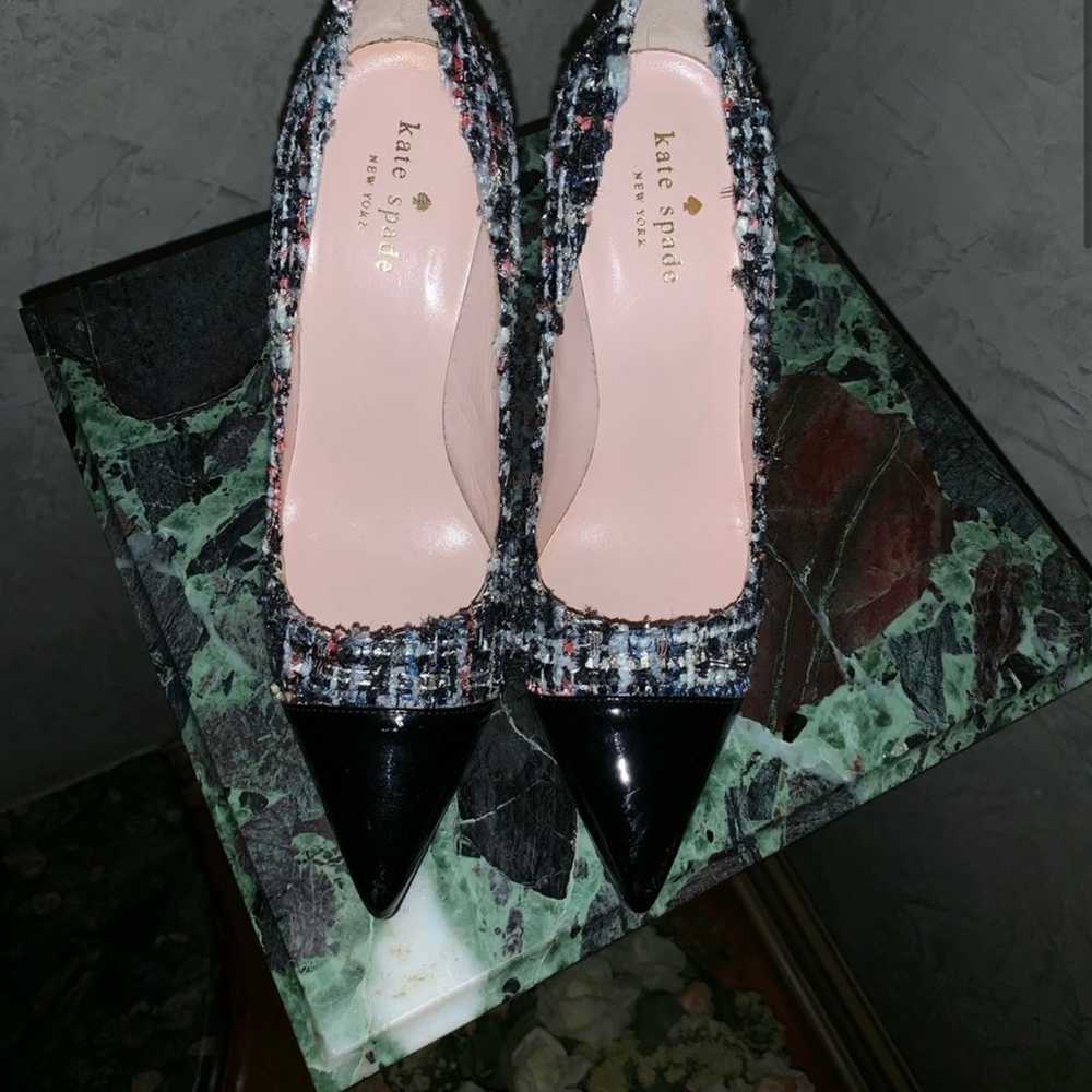 Kate Spade Tweed heels size 7 - image 2