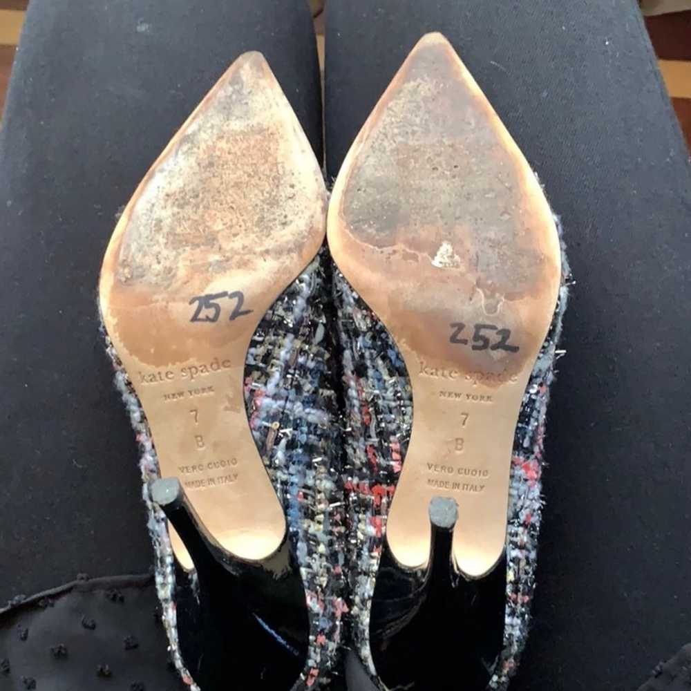 Kate Spade Tweed heels size 7 - image 5