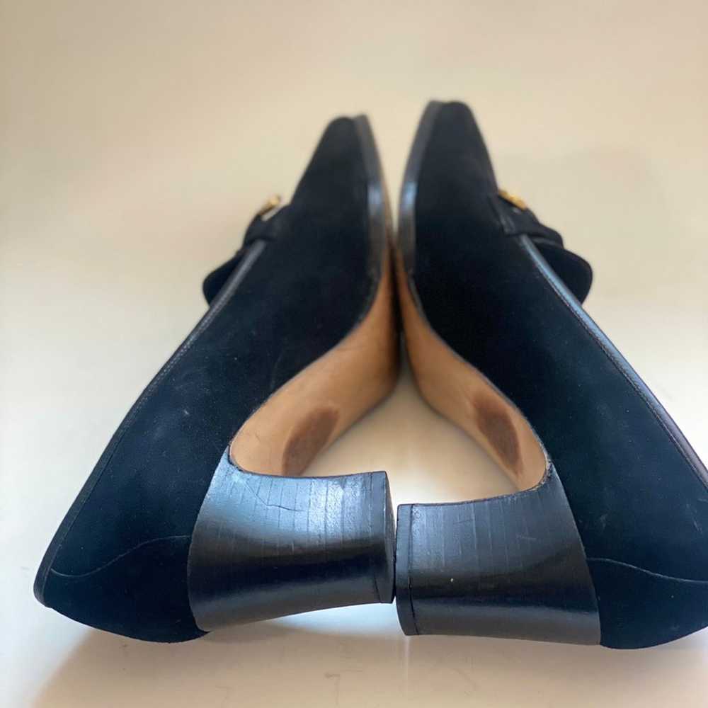 Salvatore Ferragamo black suede shoes - image 7