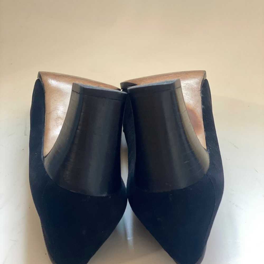 Salvatore Ferragamo black suede shoes - image 9