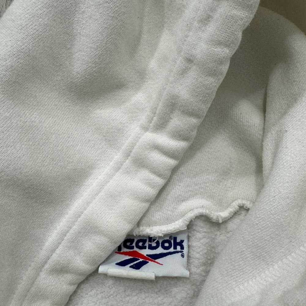 Reebok VINTAGE 90s Reebok Embroidered Logo Hooded… - image 4