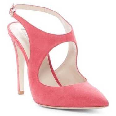 Giorgio Armani Cutout Stiletto Heels Pink Suede 39