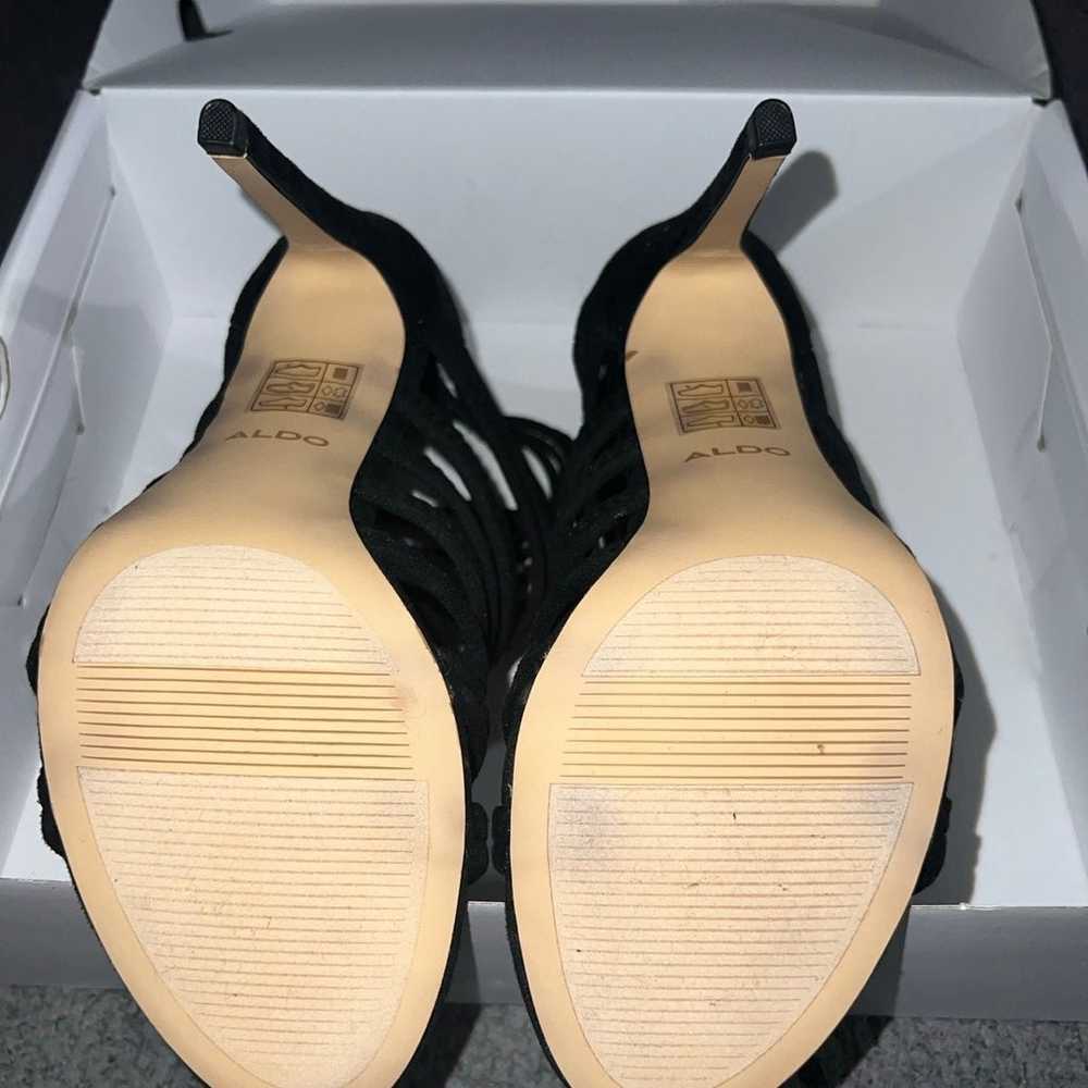 ALDO black heels size 8.5 - image 5