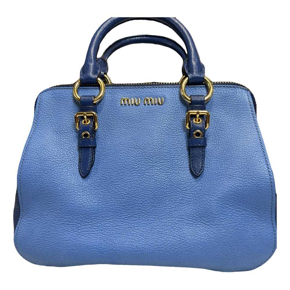 Miu Miu Madras leather satchel - image 1