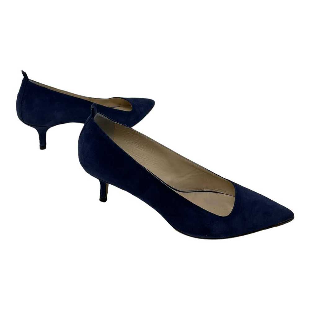 Everlane The Editor blue leather suede pointy hee… - image 2
