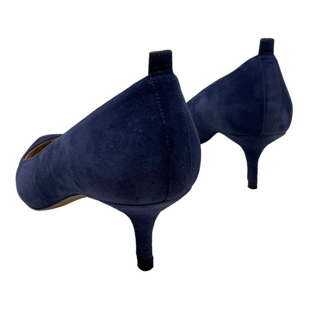 Everlane The Editor blue leather suede pointy hee… - image 4