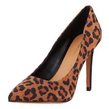 BCBG Sexy Leopard Stiletto Pumps 9M - image 1