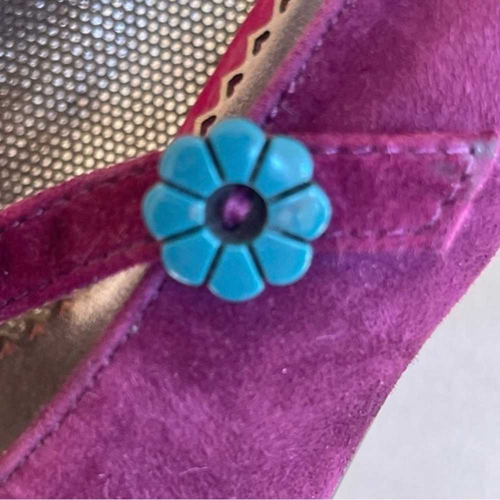 POETIC LICENSE Cute Color Blocked Purple Teal Sof… - image 2