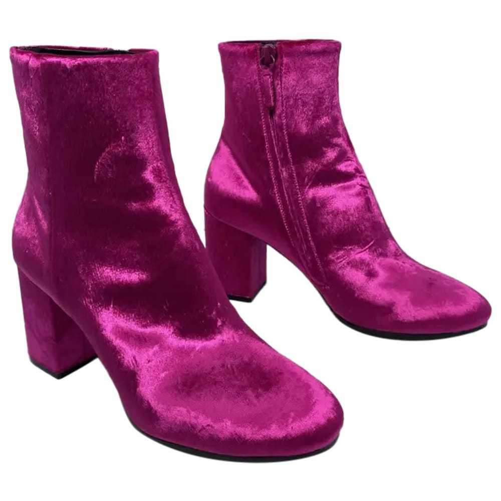 Balenciaga Velvet boots - image 1