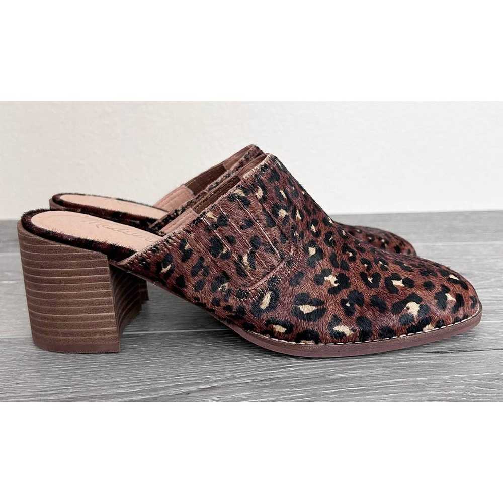 Madewell The Carey Mule in Painted Leopard Calf H… - image 2