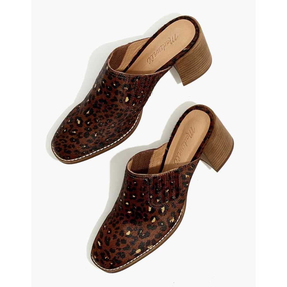 Madewell The Carey Mule in Painted Leopard Calf H… - image 7