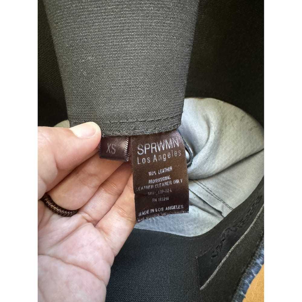Sprwmn Leather leggings - image 4