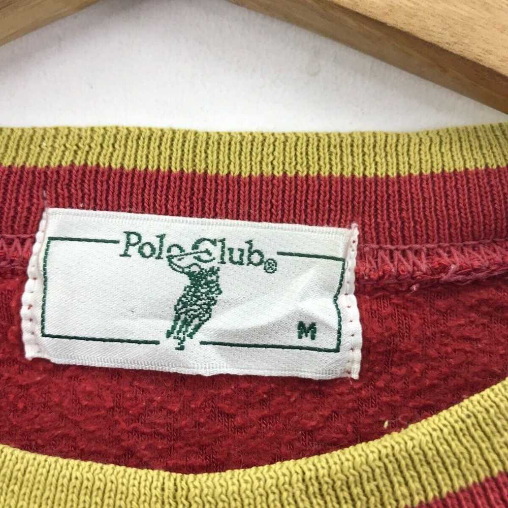 Vintage Vtg 90’ POLO CLUB PONY Embroidery Red Fle… - image 3