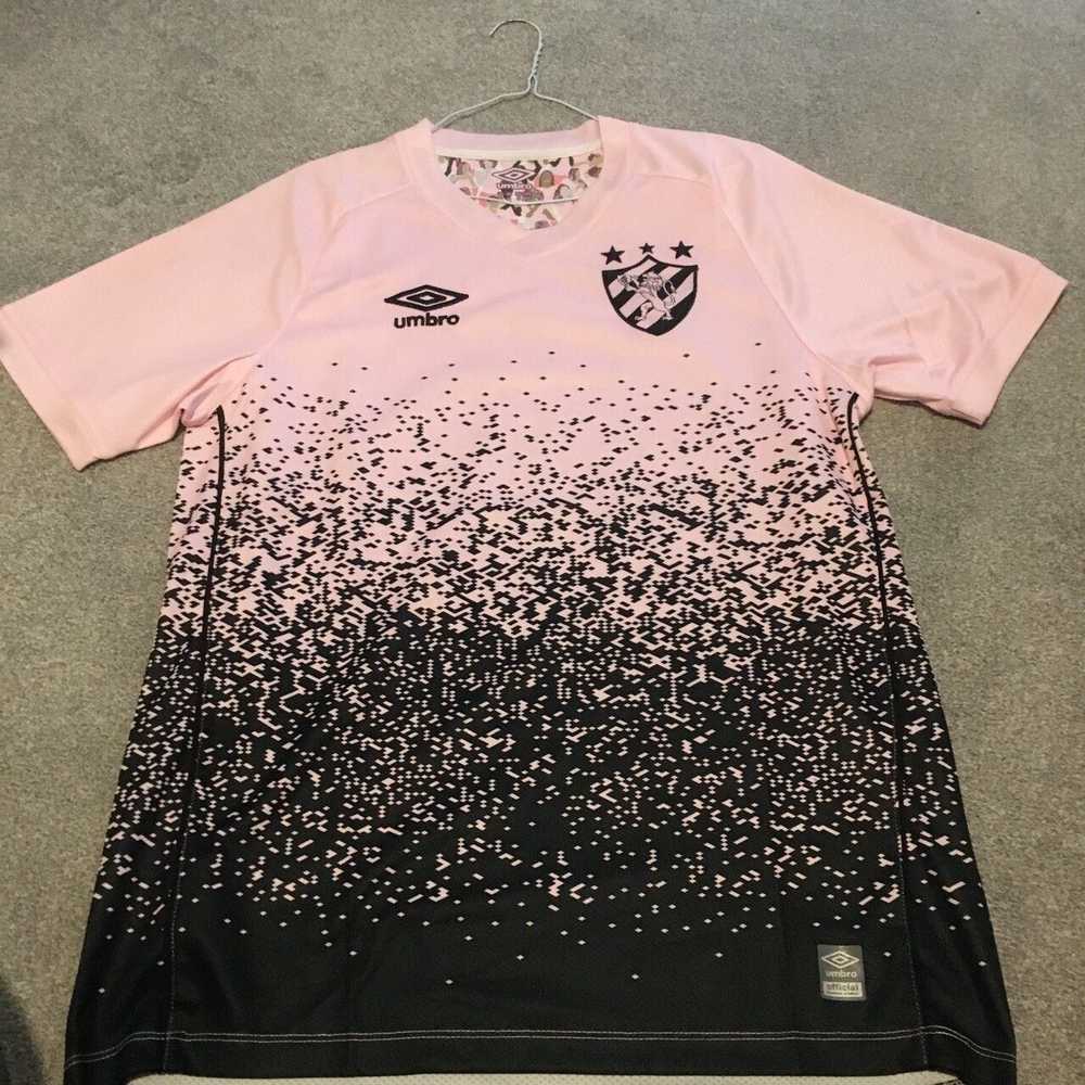 Umbro Pink and black Recife football shirt - image 1