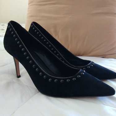 Coach black leather heels size 8 - image 1