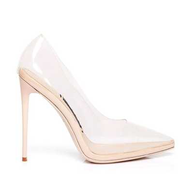 Jessica Rich Fancy Stiletto Pumps in Nude Clear - image 1