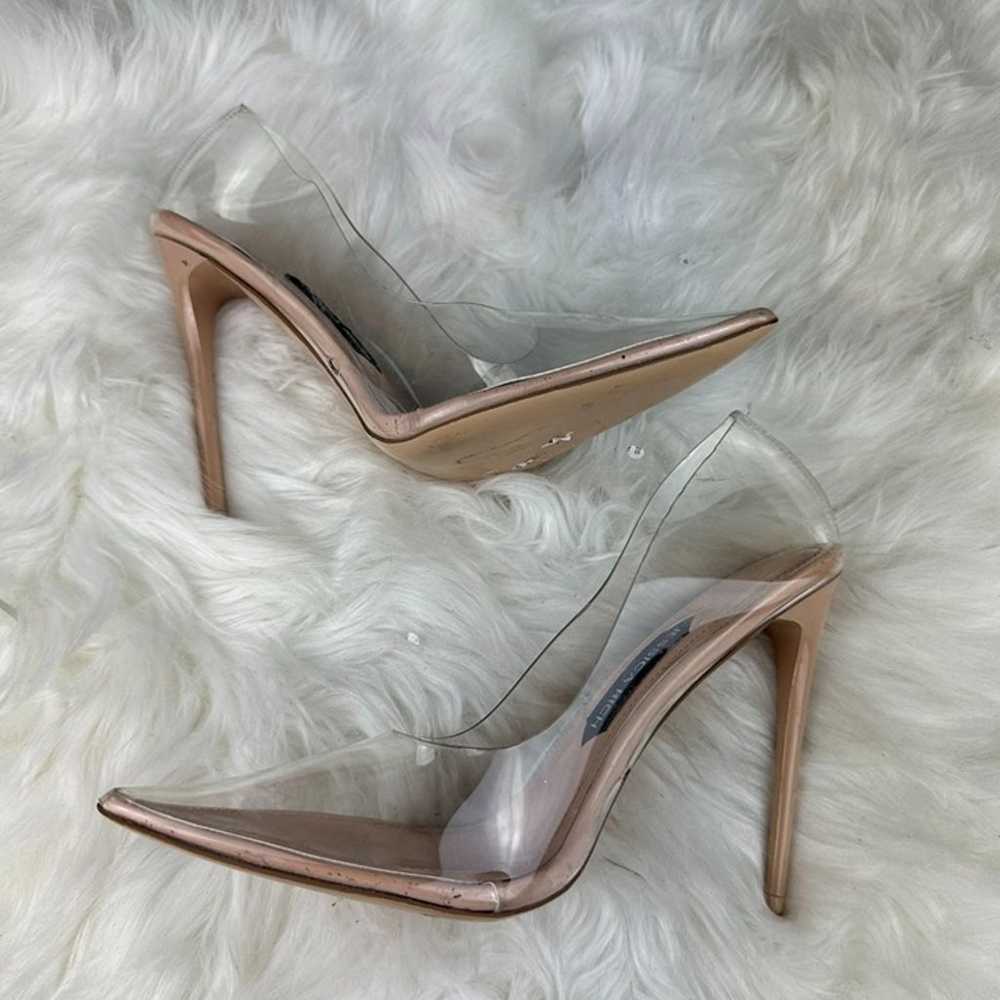 Jessica Rich Fancy Stiletto Pumps in Nude Clear - image 4