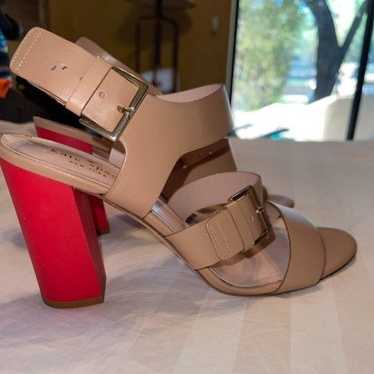 Kate Spade Ibarra Nude Block heels size 9 - image 1