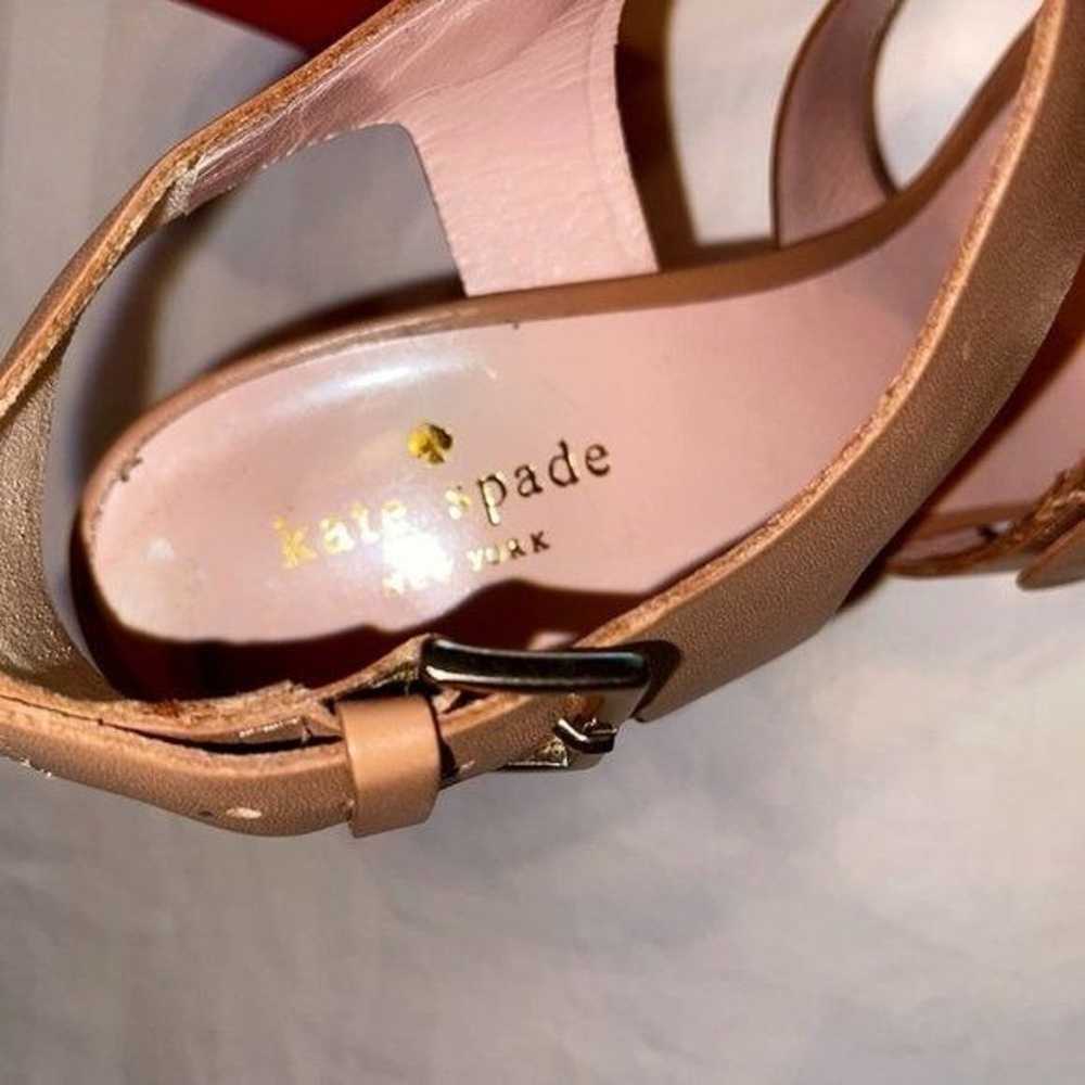 Kate Spade Ibarra Nude Block heels size 9 - image 4