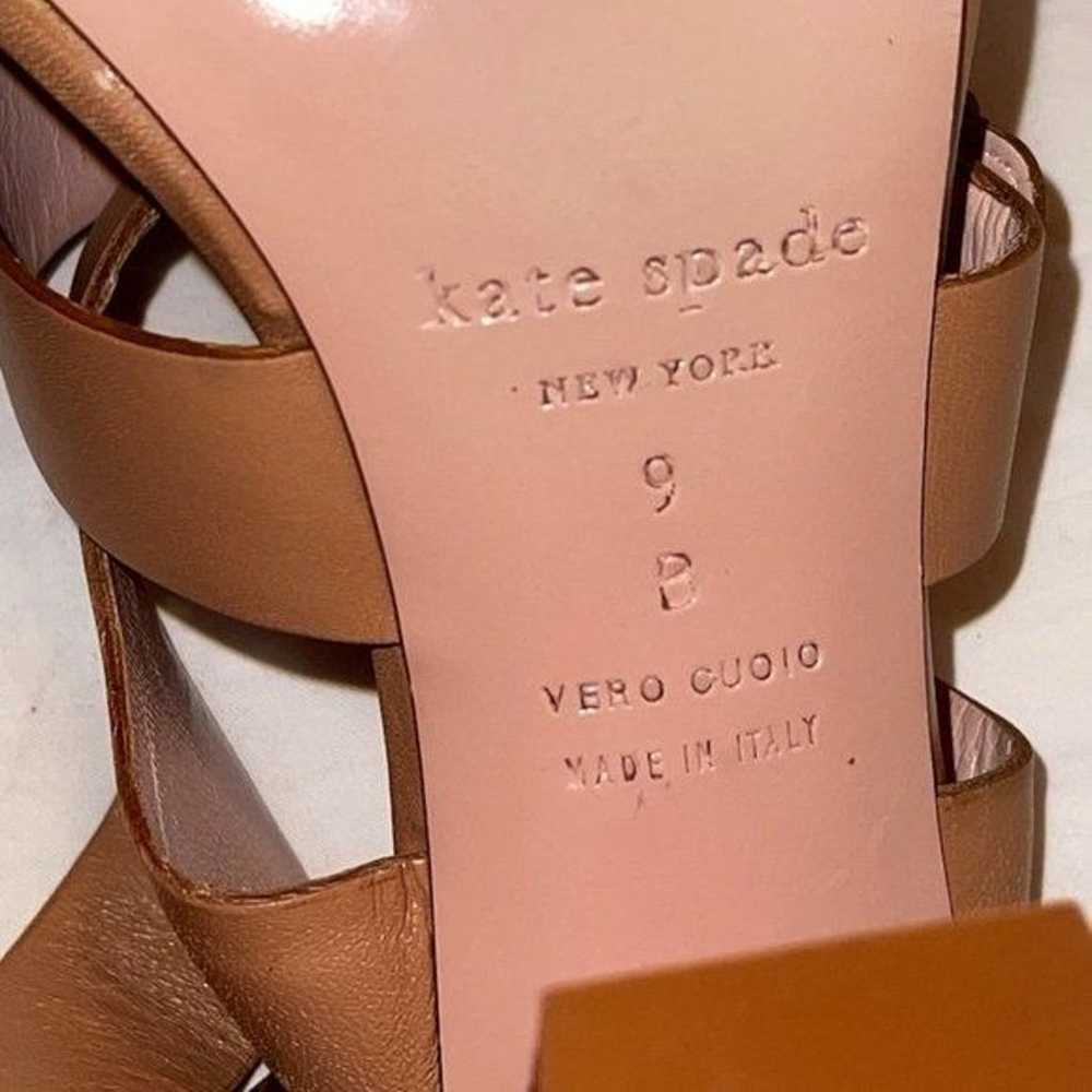 Kate Spade Ibarra Nude Block heels size 9 - image 5