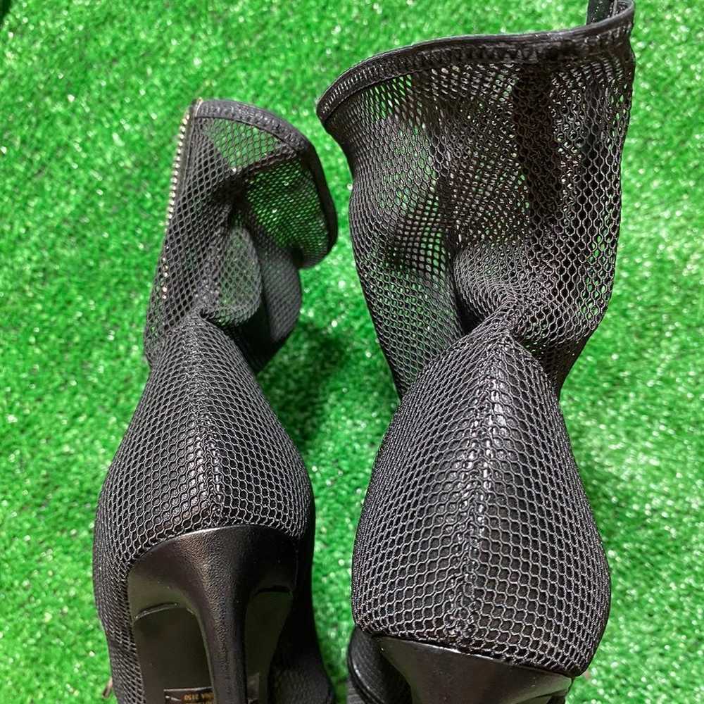 Steve Madden Fishnet Zip Booties - image 9