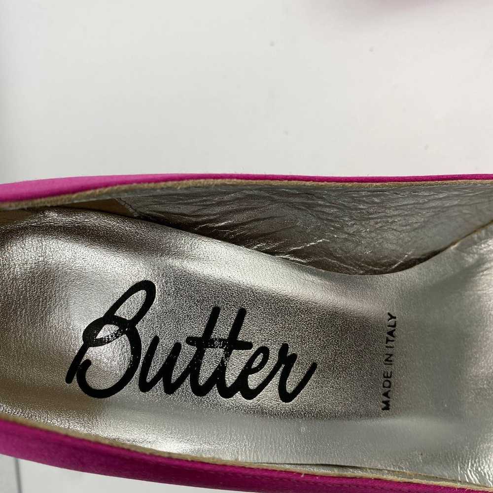 Butter Women's Satin Pumps Hot Pink Size 6 - image 12