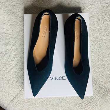 VINCE Suede Portia Pointed Toe Heel - image 1