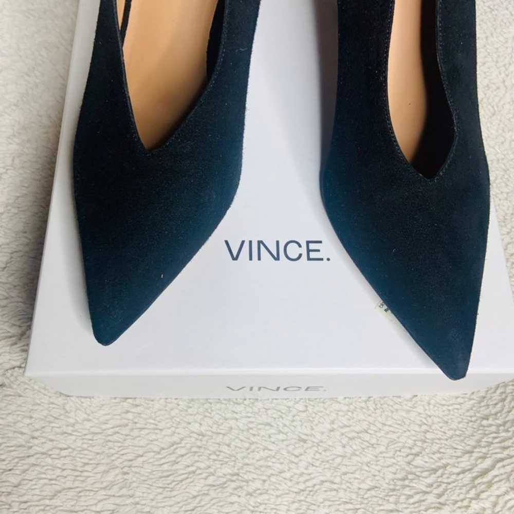 VINCE Suede Portia Pointed Toe Heel - image 2