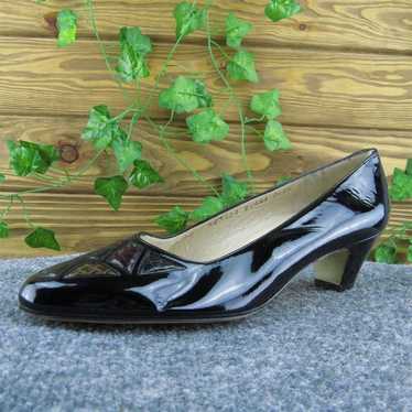 Salvatore Ferragamo Women Pump Heel Shoes Black P… - image 1