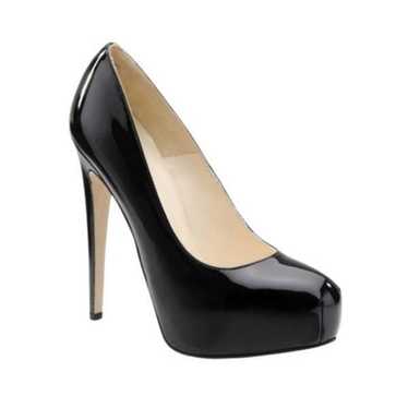 BRIAN ATWOOD Maniac Black Patent Leather Pumps Si… - image 1