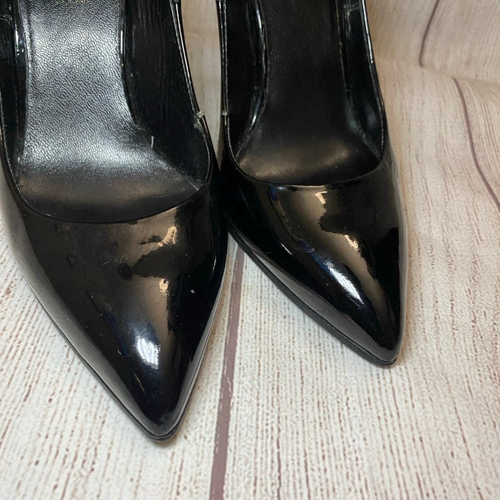 Preloved YSL black patent high heels - image 4