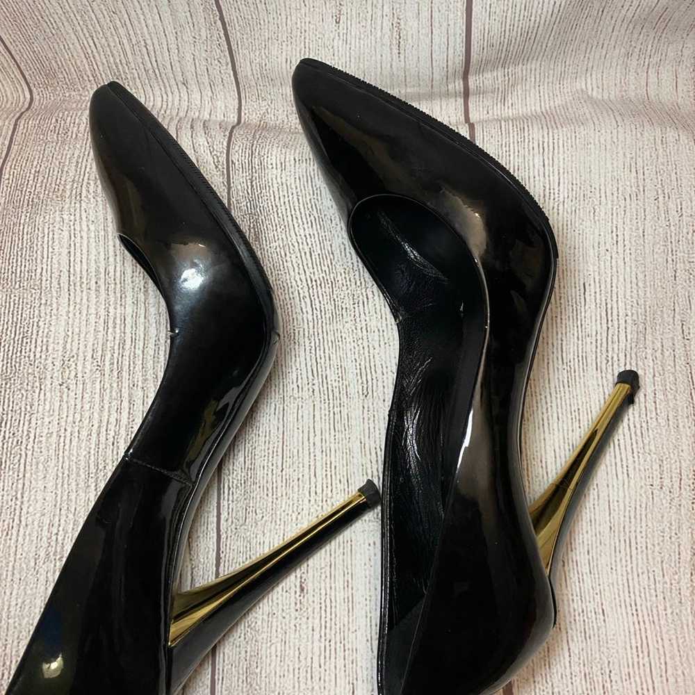 Preloved YSL black patent high heels - image 5