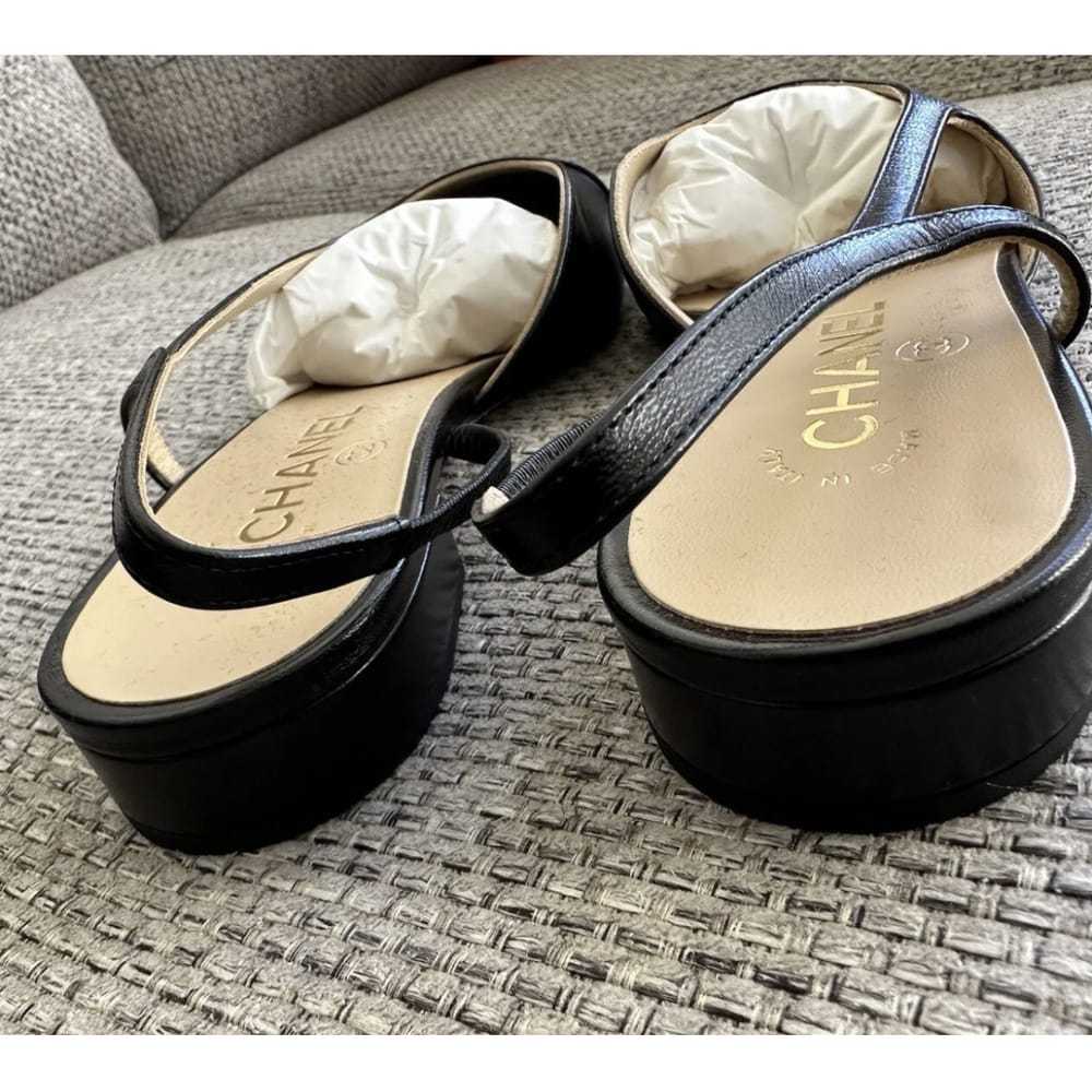 Chanel Slingback leather ballet flats - image 10