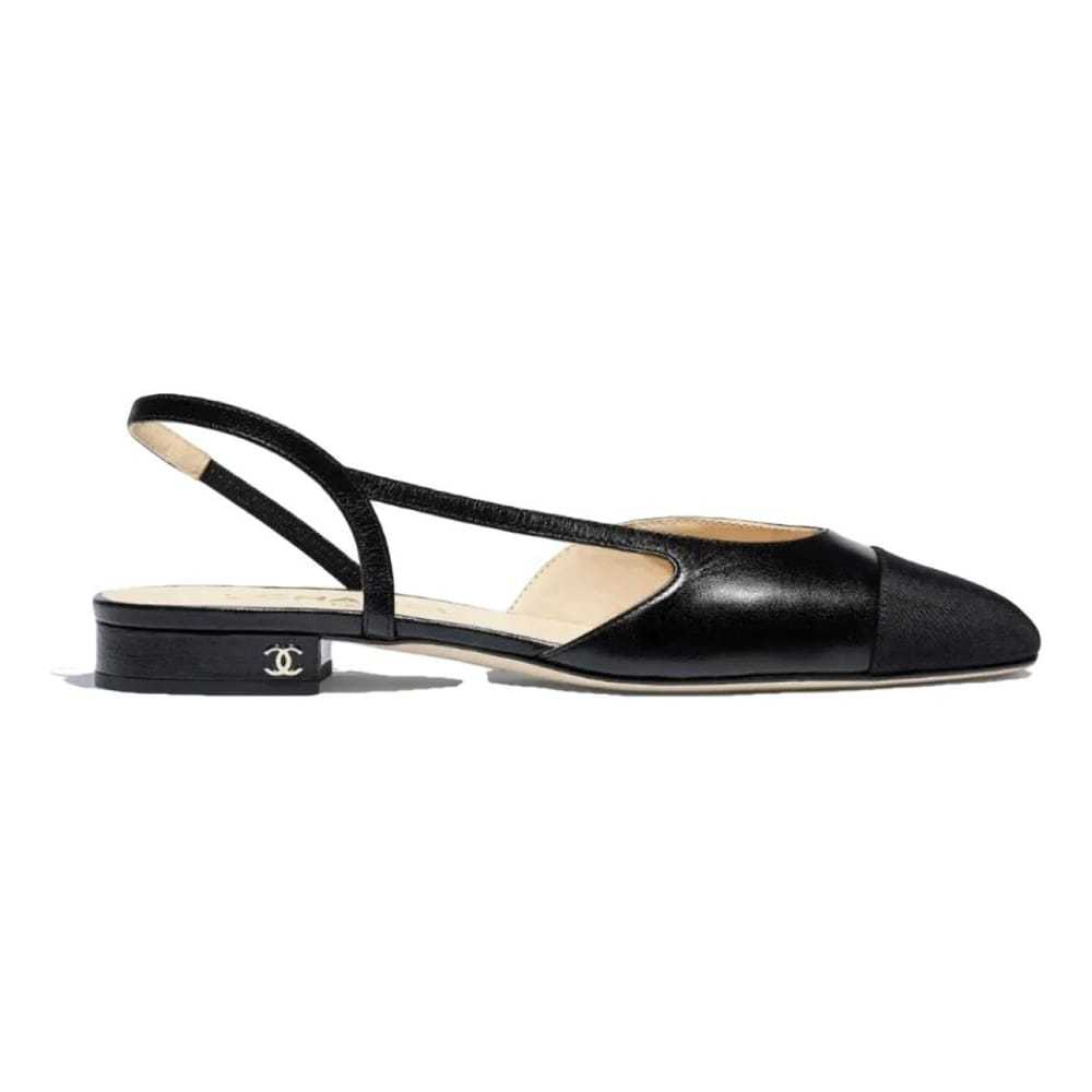 Chanel Slingback leather ballet flats - image 1