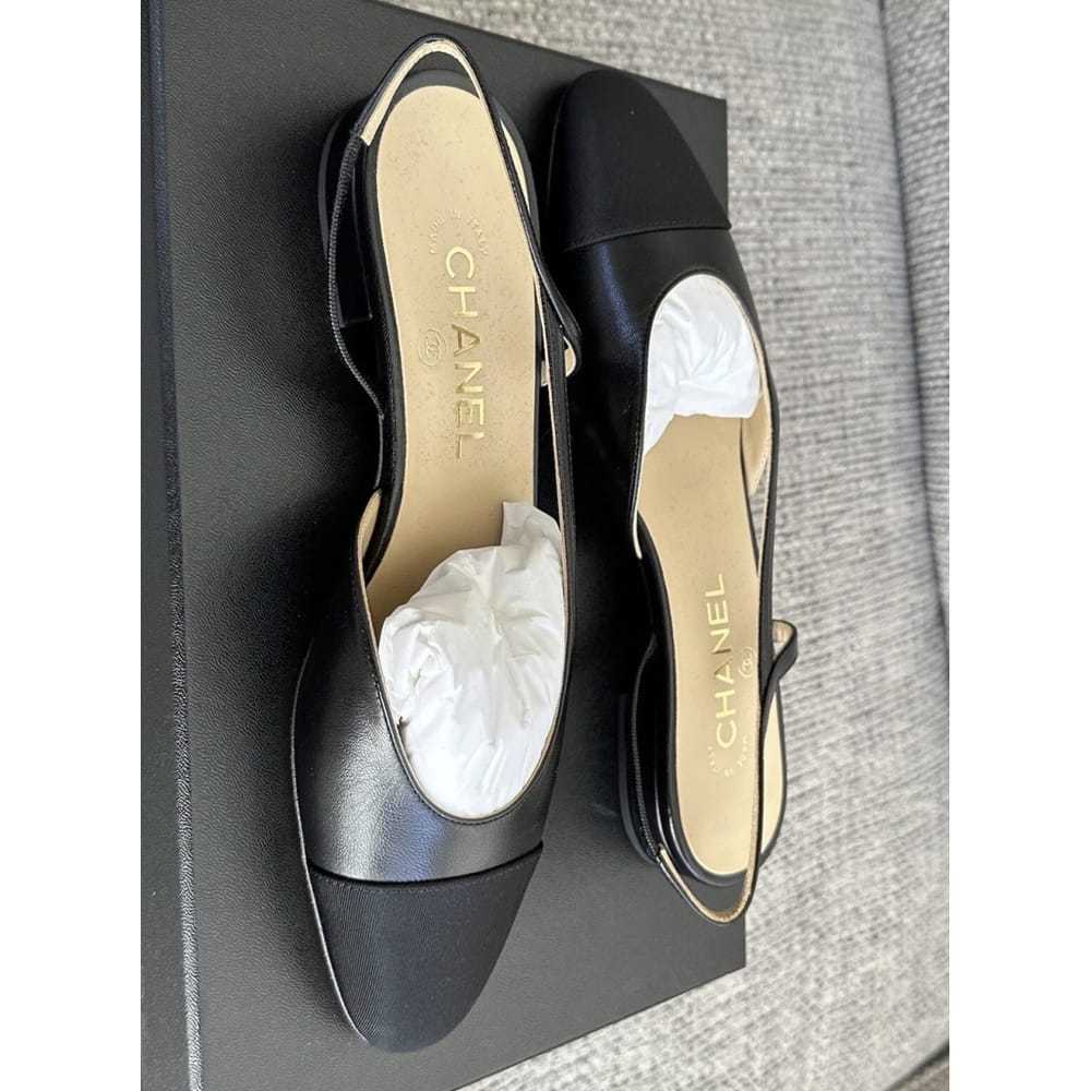 Chanel Slingback leather ballet flats - image 4