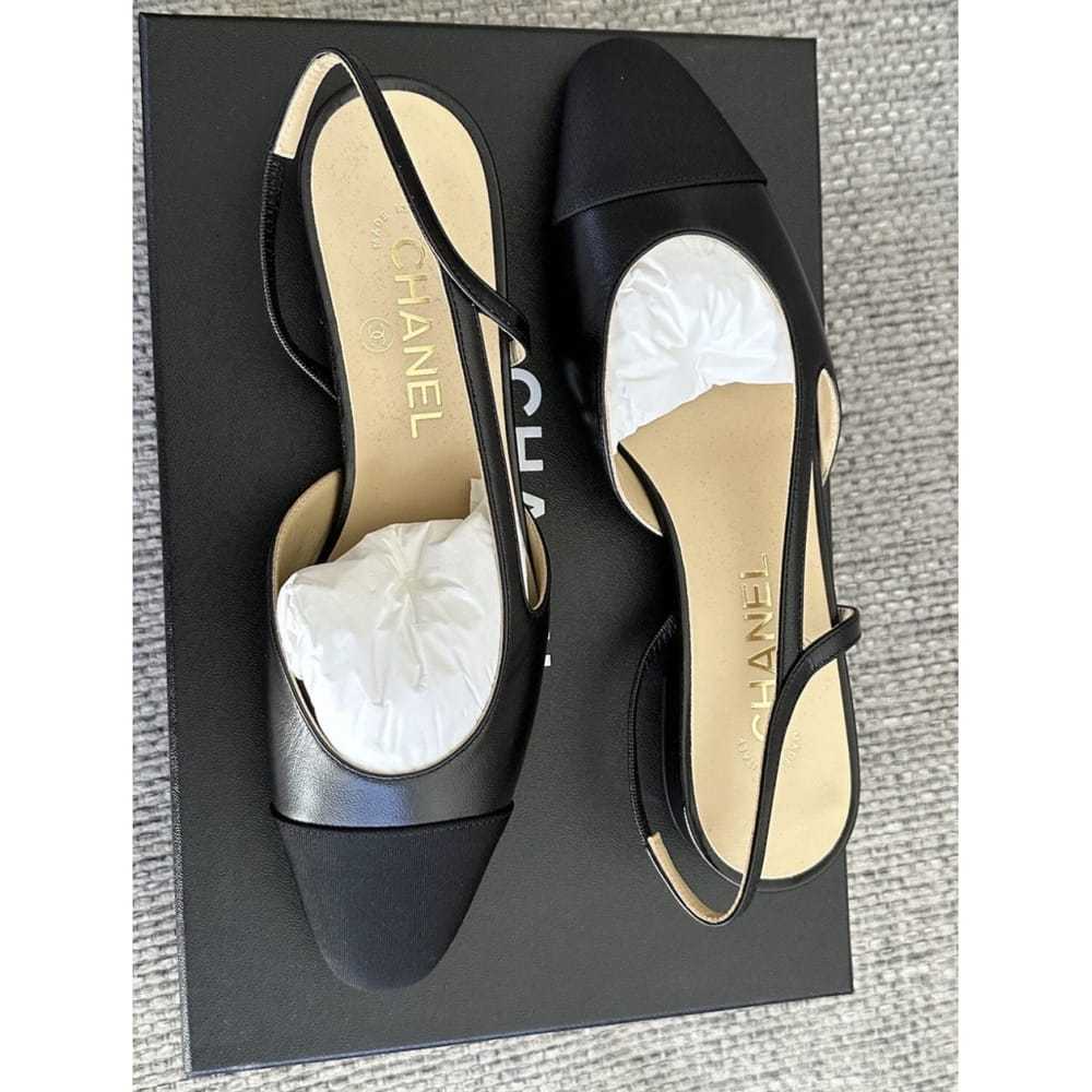 Chanel Slingback leather ballet flats - image 5