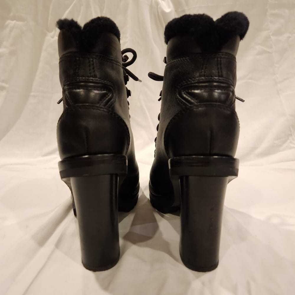 Valentino Garavani Rockstud leather lace up boots - image 2