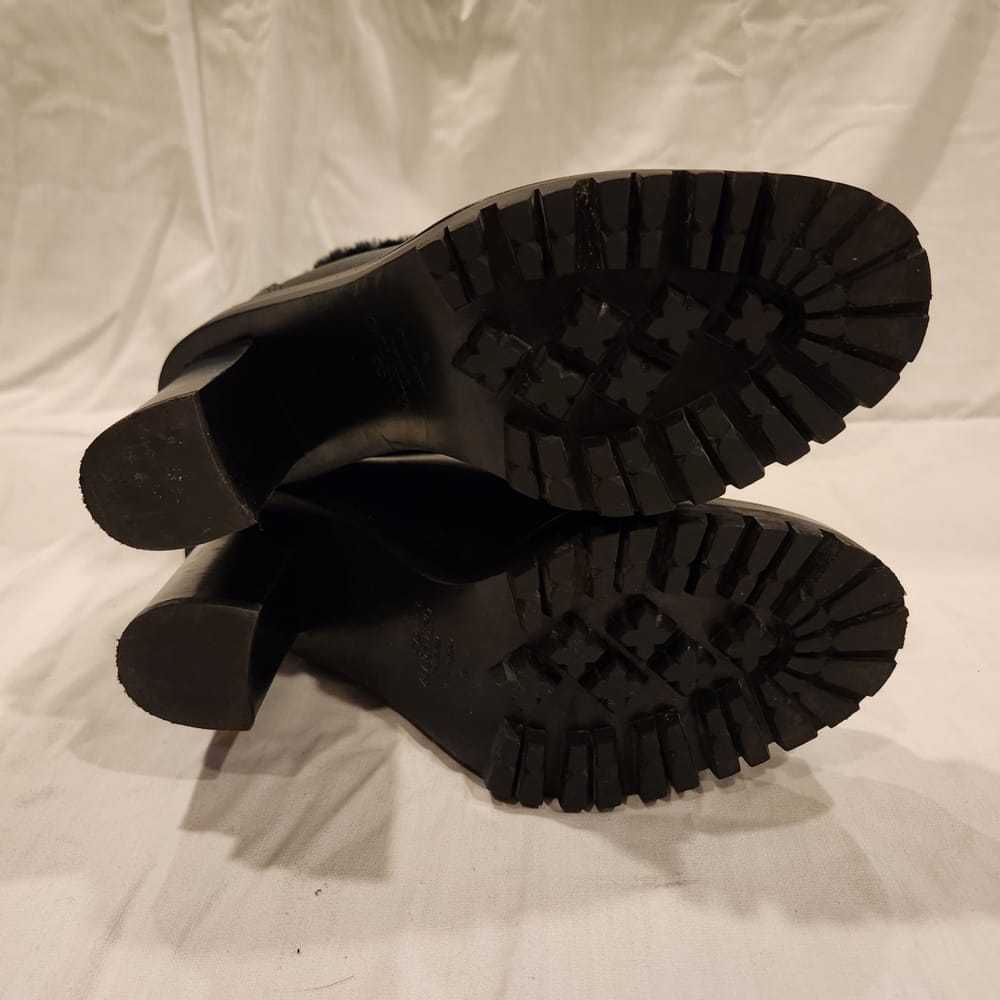 Valentino Garavani Rockstud leather lace up boots - image 5