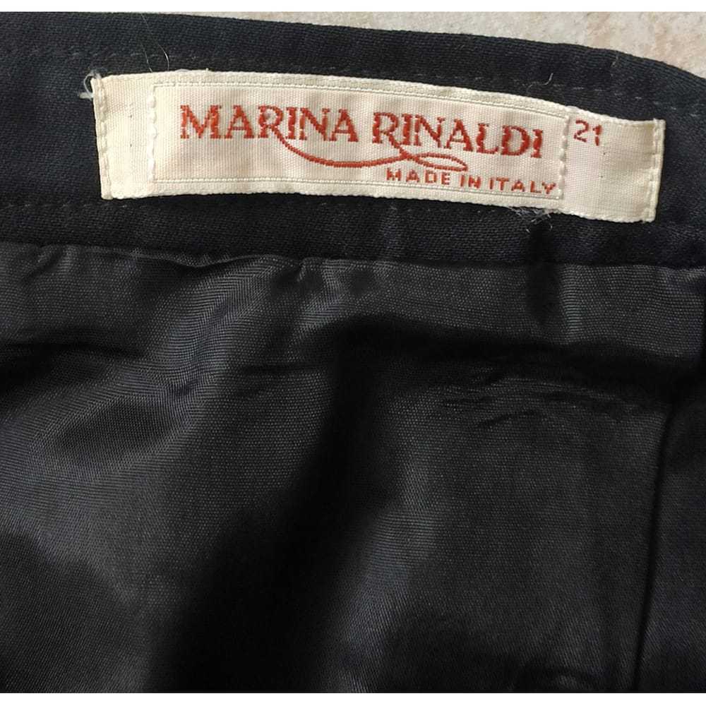 Marina Rinaldi Wool mid-length skirt - image 3