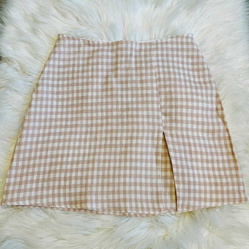 Reformation Linen mini skirt - image 5