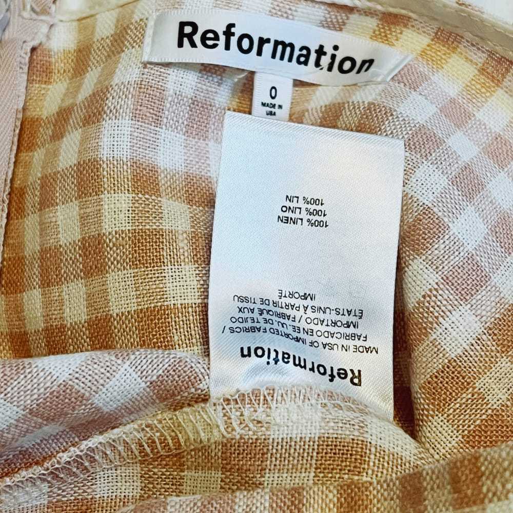 Reformation Linen mini skirt - image 6