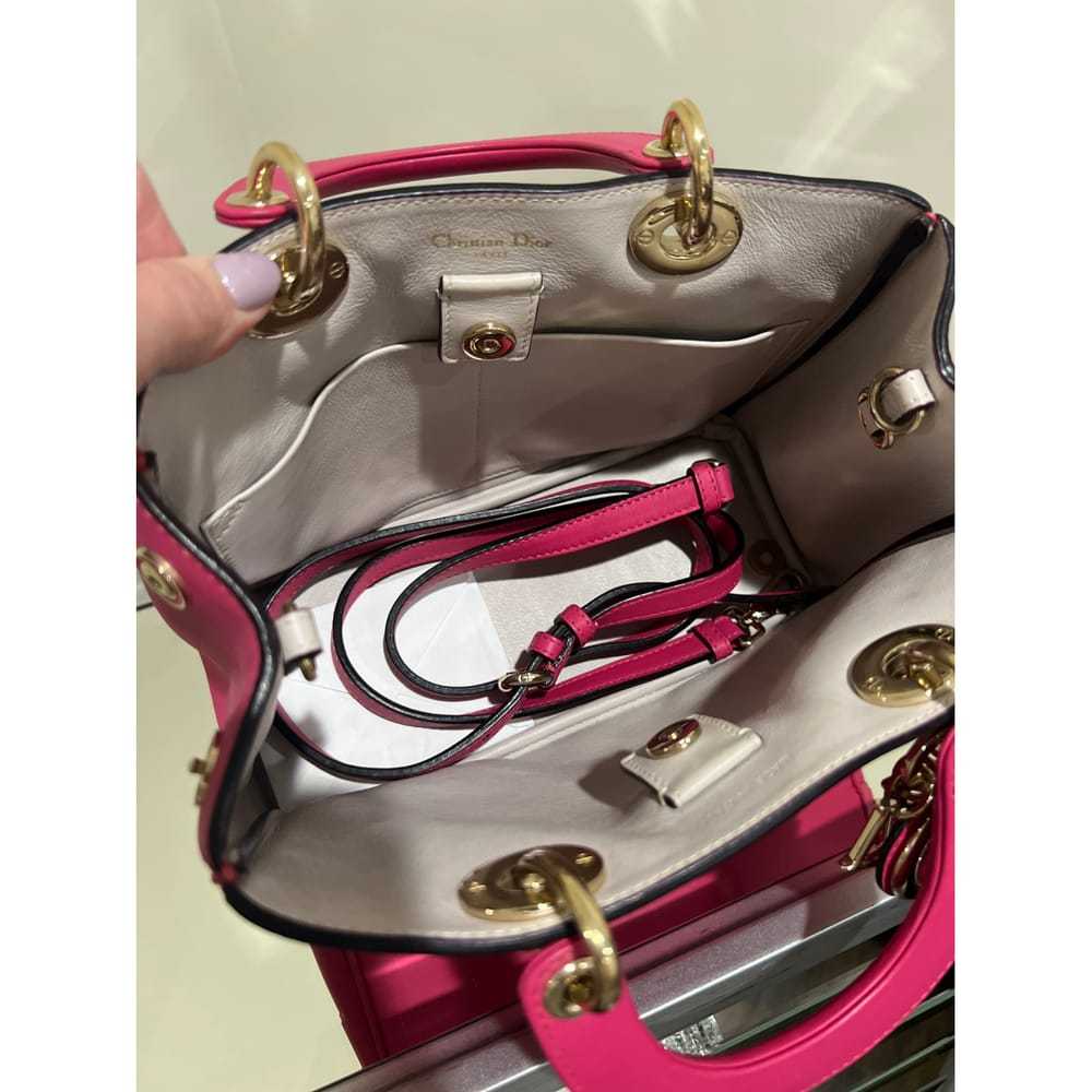 Dior Lady Dior leather handbag - image 3