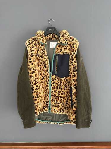 Sacai Sacai Leopard fleece jacket - image 1
